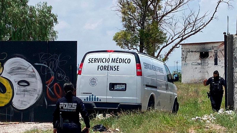 Encuentran cuerpo en  terreno baldío camino a Mompani, Querétaro 