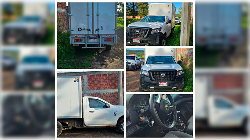 Elementos de la Guardia Civil recupera en Quiroga, Michoacán un vehículo robado 