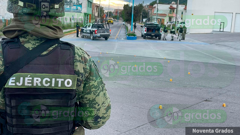 Sujetos armados atacan a policías municipales en Acámbaro, Guanajuato; hay un elemento herido 