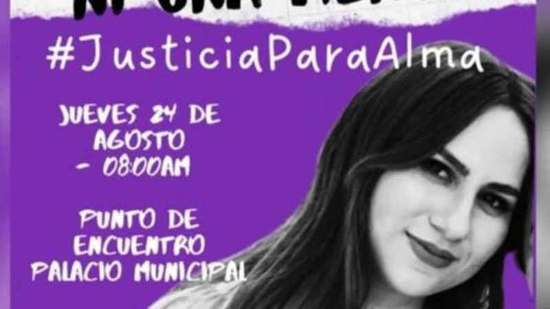 Marchan en calles de ciudad Obregón por feminicidio de Alma Lourdes, asesinada en carnicería en Sonora 