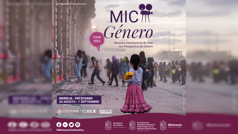 Este viernes, arranca Muestra Internacional de Cine con Perspectiva de Género 