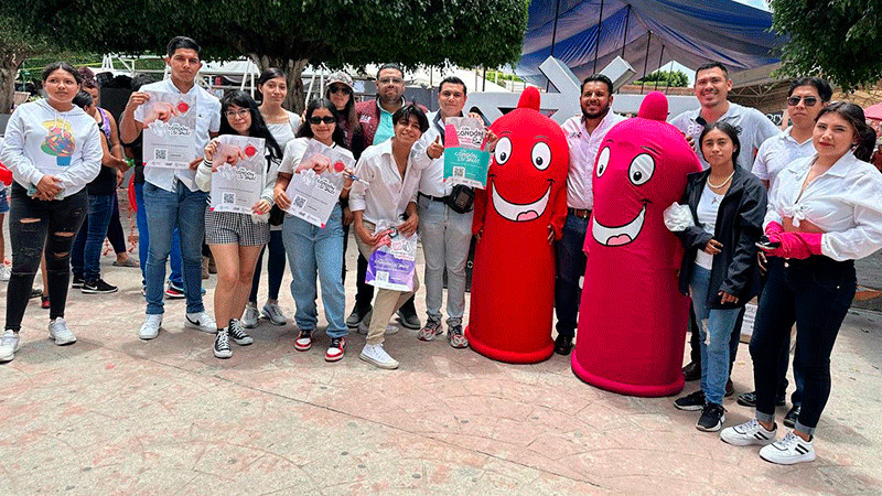 Llega la campaña Con Condón Sí Jalo a Zitácuaro