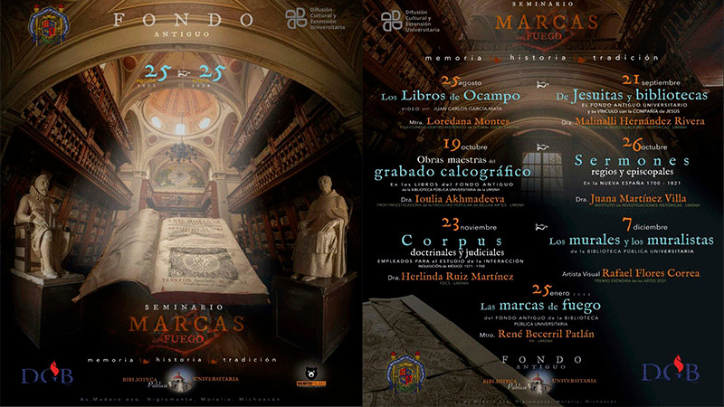 Veintitrés mil libros acervo del Fondo Antiguo de la Biblioteca Pública de la UMSNH; se realizará Seminario 