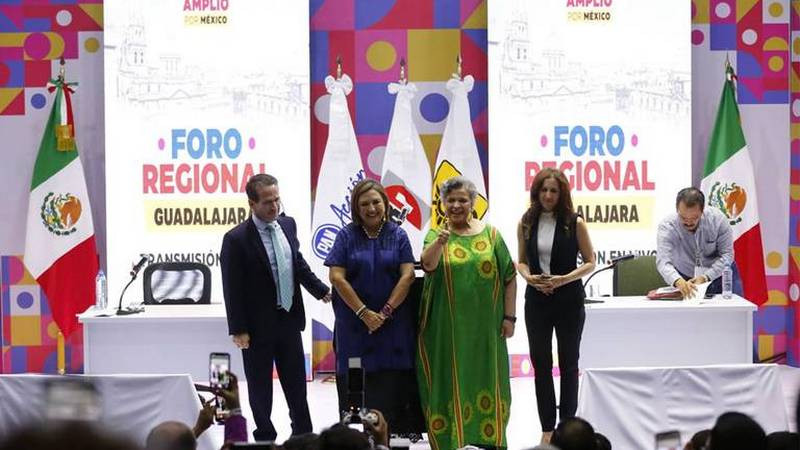 Xóchitl Gálvez y Beatriz Paredes comparten foro en Jalisco; cerca la decisión final del Frente 
