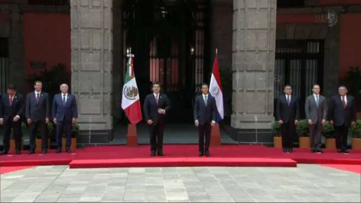 Recibe Peña Nieto a su homólogo de Paraguay; buscan relanzar cooperación - Foto 1 