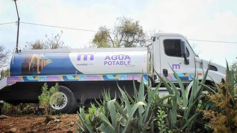 Gobierno de Morelia lleva agua potable a casi medio millón de morelianos 