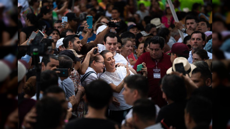 ’’En mí pueden confiar, nunca voy a defraudar al pueblo de México’’: Claudia Sheinbaum en su visita a Sinaloa
