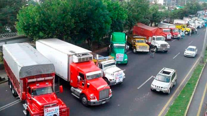 Concamin amenaza paro nacional de transportistas sino se incrementar vigilancia en carreteras  