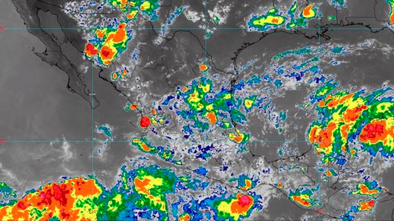 Probabilidad de desarrollo ciclónico frente a costas de Guerrero y Michoacán; ocasionará lluvias muy fuertes  