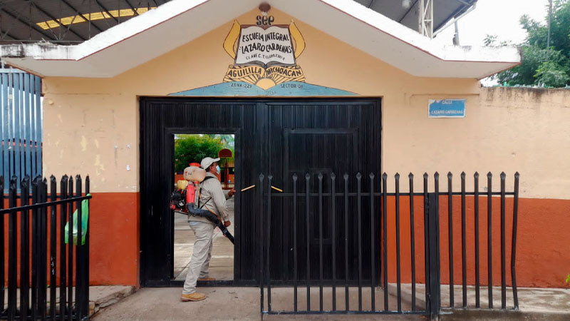 Salud Michoacán combate el dengue en escuelas de Tierra Caliente 