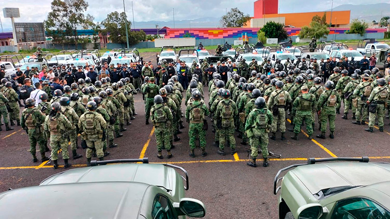 Ejército Mexicano y Guardia Nacional despliegan fuerte dispositivo de tropas en Tierra Caliente, Michoacán 