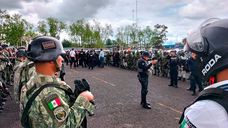 Ejército Mexicano y Guardia Nacional despliegan fuerte dispositivo de tropas en Tierra Caliente, Michoacán 