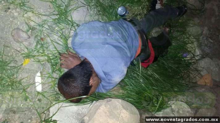 Detienen a presunto asesino de un hombre en Apatzingán, Michoacán 
