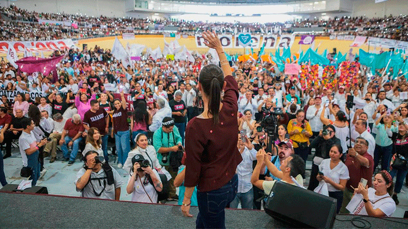 Claudia Sheinbaum concluye sus recorridos por todo el país a favor de la 4T 
