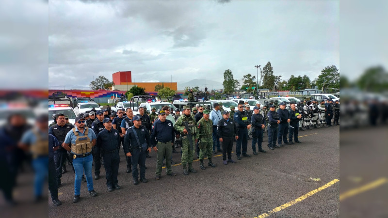 Arteaga: instalan BOI en Puerto San Simón, como parte de la estrategia de seguridad