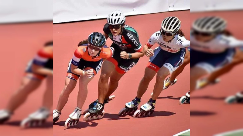 La mexicana Monserrat Ocampo logra histórico tercer lugar en Campeonato Mundial de Patinaje de Alta Velocidad, en Italia 