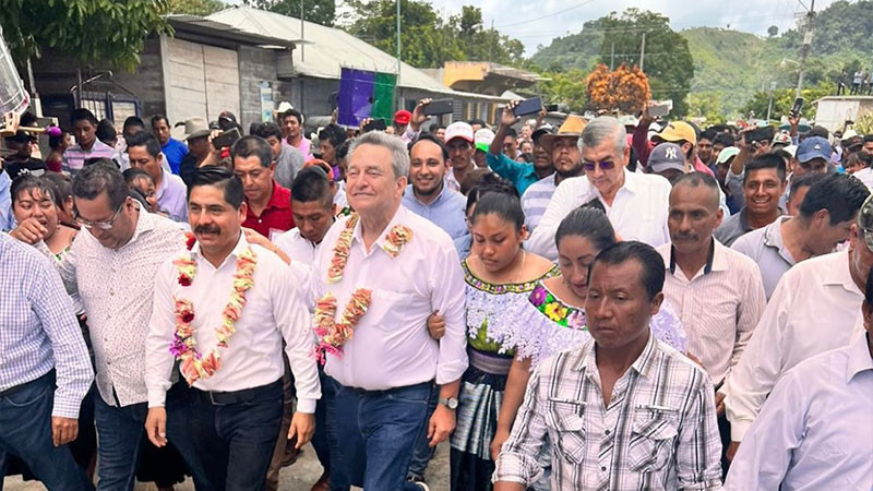 Pío López, hermano de AMLO, respaldó cierre de Ebrard con congregación simultánea en Chiapas