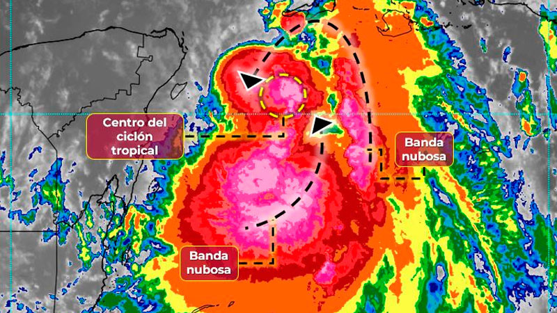 Centro de tormenta tropical Idalia mantiene desplazamiento al norte; se acerca a costa oeste de Cuba 
