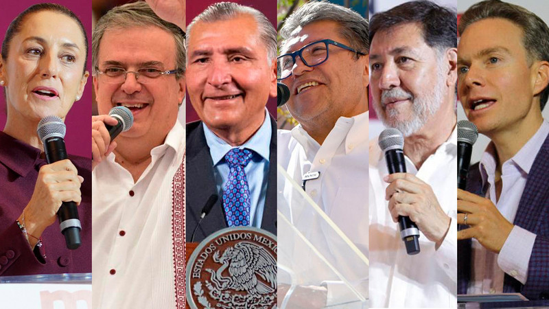 Arranca encuesta interna de Morena para definir candidatura presidencial; los aspirantes en veda 