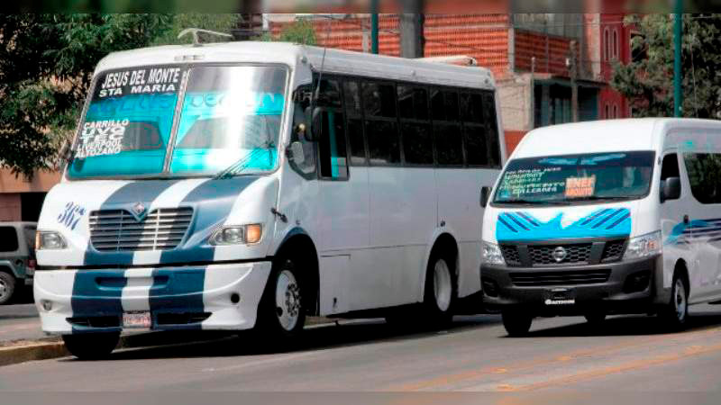 Transporte público suspende actividades en Apatzingán por ola de violencia  
