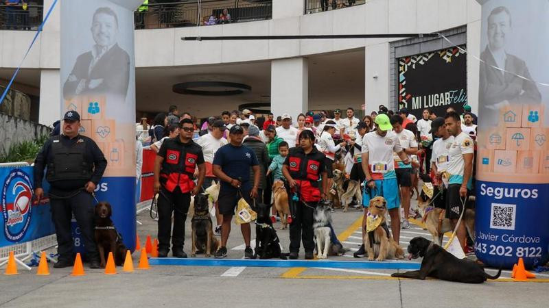 Binomios caninos de la SSP, presentes en el Evento Deportivo "Mi Mejor Amigo"
