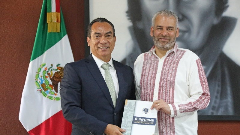 Presenta Fiscal General, 8º Informe Semestral de Avances del Plan de Persecución de Delitos en Michoacán 