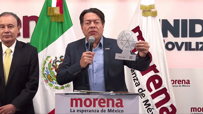 Morena presenta boleta circular para encuesta de aspirantes de la 4T a la Presidencia 