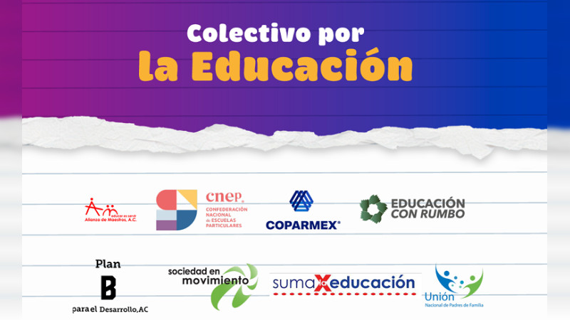 Colectivo por la Educación brindará material educativo complementario a los libros de texto gratuito 