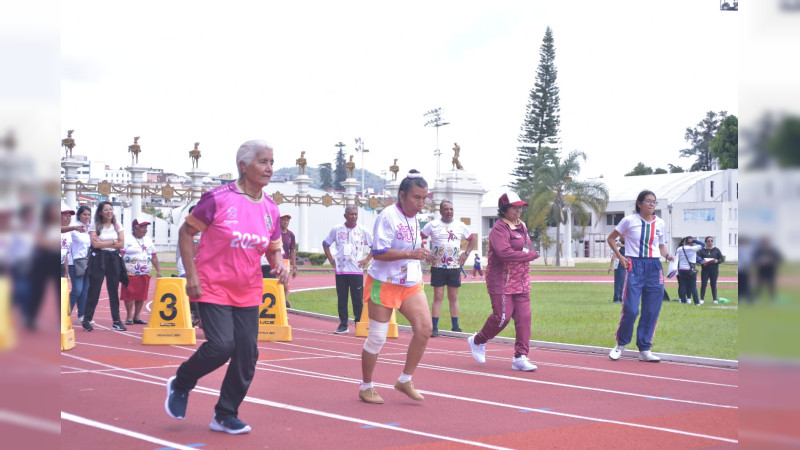 Consigue Michoacán oro, plata y bronce en Olimpiadas de Personas Adultas Mayores