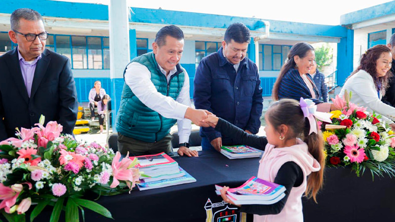 En Michoacán, respaldo total a la Nueva Escuela Mexicana: Torres Piña 