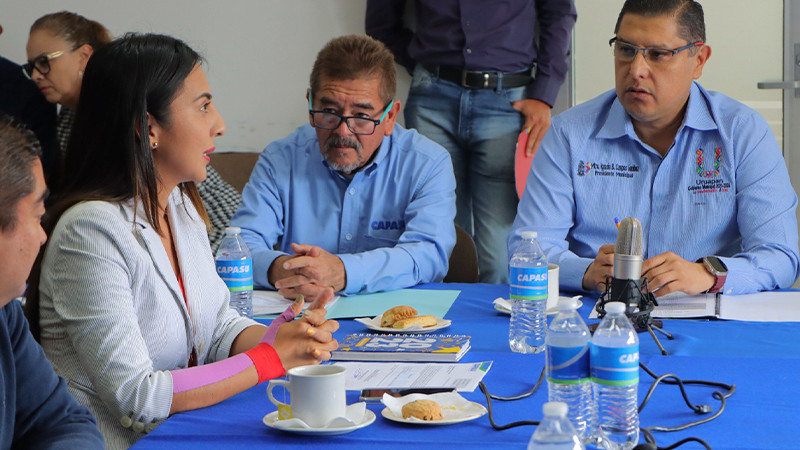 Nombran a Uribe Macías Alemán encargado de Despacho de la CAPASU en Uruapan