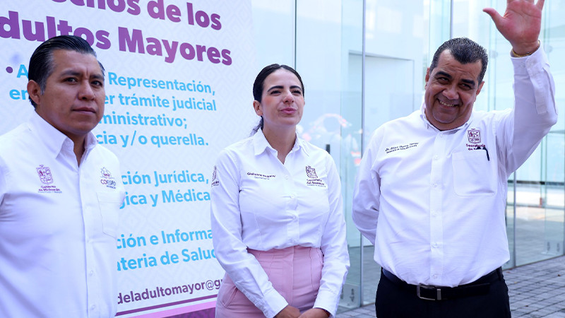 Dependencias estatales unen esfuerzos a favor de las personas adultas mayores: Salud Michoacán 