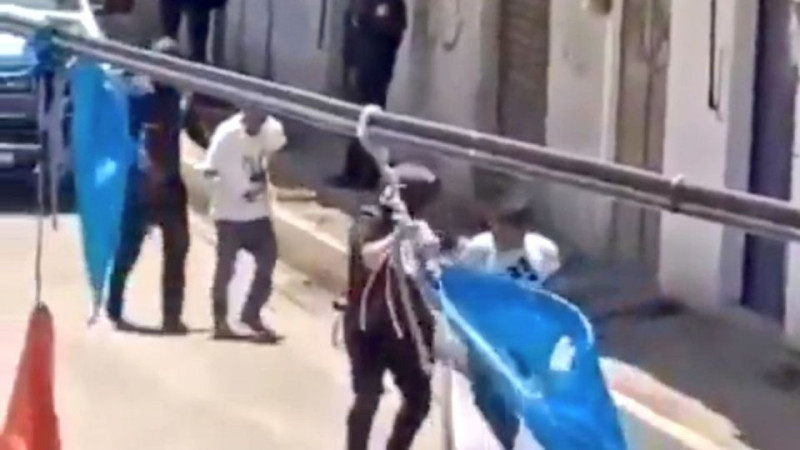 Enfrentamiento entre policías y presuntos delicuentes en San Miguel Xoxtla, Puebla; hay tres detenidos 