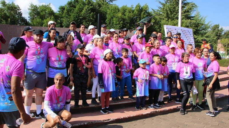 Realizan la Primera Carrera Atlética de la Fundación Paso a Paso en Ciudad Hidalgo 