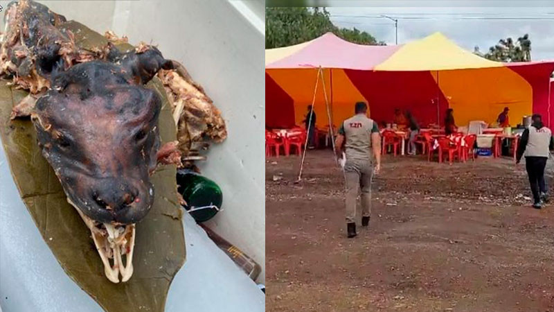 Difunden video de desalojo a local “El tío Pepe” por vender presunta barbacoa de perro en Tizayuca, Hidalgo 