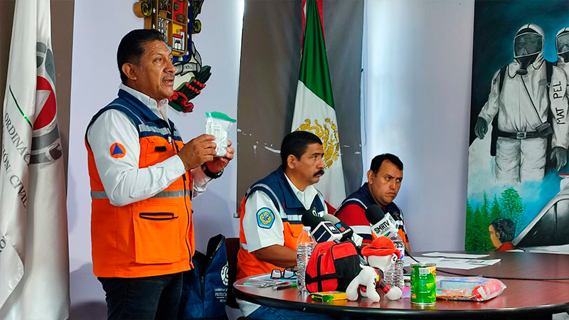 Llama PC Michoacán a tomar precauciones ante inclemencias climatológicas 