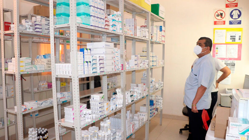 Óptimo, abasto de medicamentos en hospitales y centros de salud de la SSM 