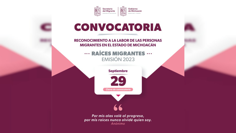 Semigrante convoca a participar en el reconocimiento Raíces Migrantes 