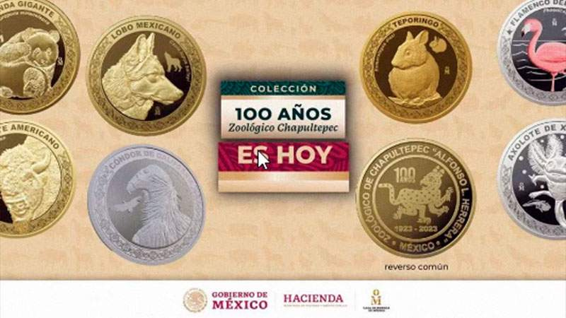 En Amazon y Mercado Libre revenden monedas conmemorativas del Zoológico de Chapultepec