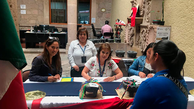 Inicia dinámica “No es cocina moreliana sin un molcajete en casa”