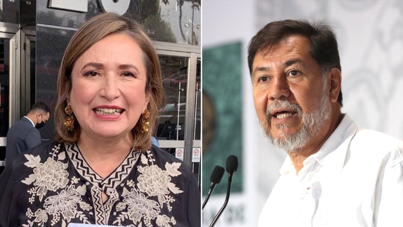 "¿Ya pediste licencia?": Noroña responde a Xóchitl Gálvez tras comentario por Quinto Informe 