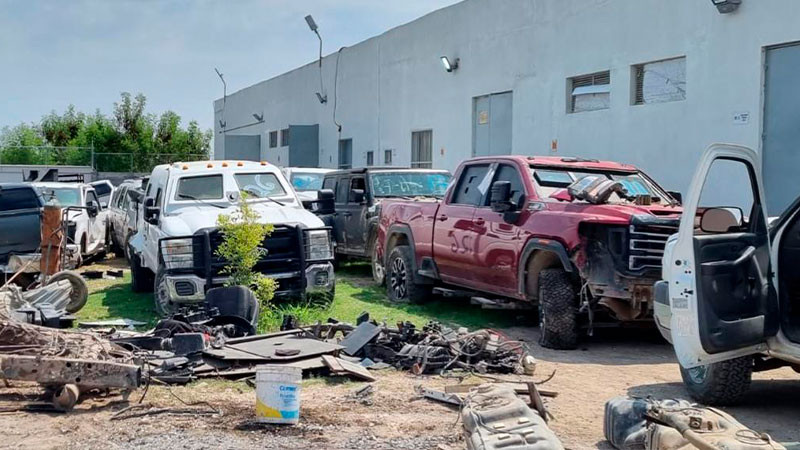 Destruyen 25 vehículos “monstruo” en Tamaulipas 