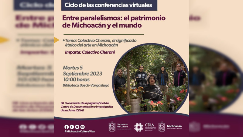 Invita Secum a conferencia sobre el significado étnico del arte 