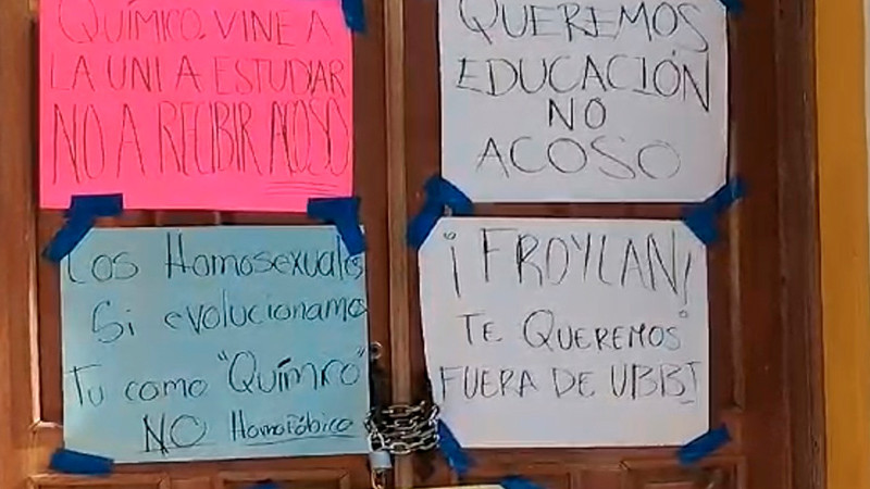 Alumnas de Universidad Benito Juárez acusan a maestro de ser homofóbico y acosador, en Oaxaca 