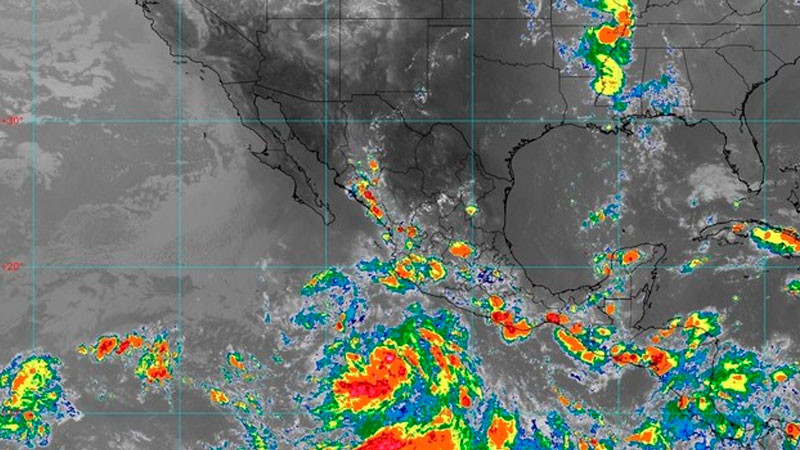 Pronostican lluvias con descargas eléctricas y posible caída de granizo en Michoacán 