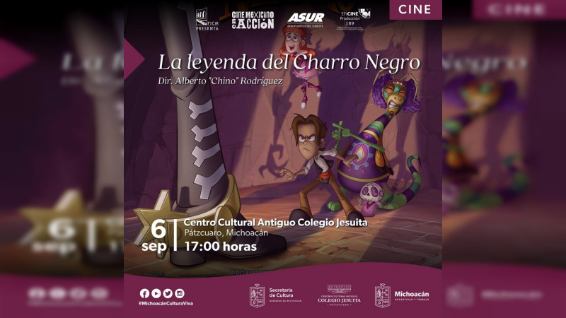 Secum y el FICM presentan Cine Mexicano en Acción, en Pátzcuaro 
