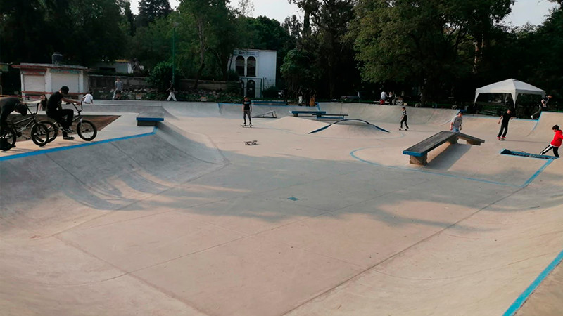 Inaugura Gobierno Municipal de Morelia primera etapa del Skatepark del Bosque Cuauhtémoc