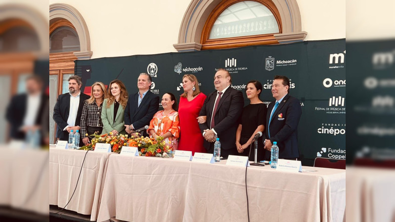 Morelia, lista para recibir al Festival de Música de Morelia “Miguel Bernal Jiménez”