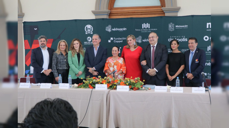 Presentan 35 edición del Festival de Música de Morelia; habrá 55 conciertos
