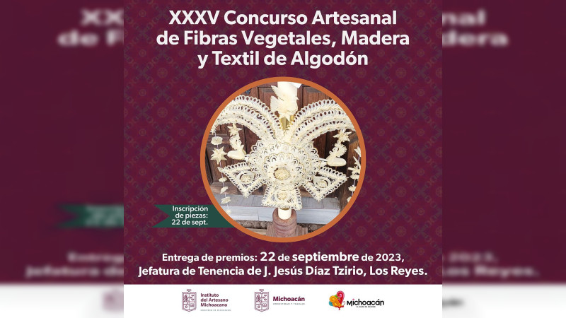 En septiembre, nueve concursos artesanales, nueve destinos para visitar: IAM